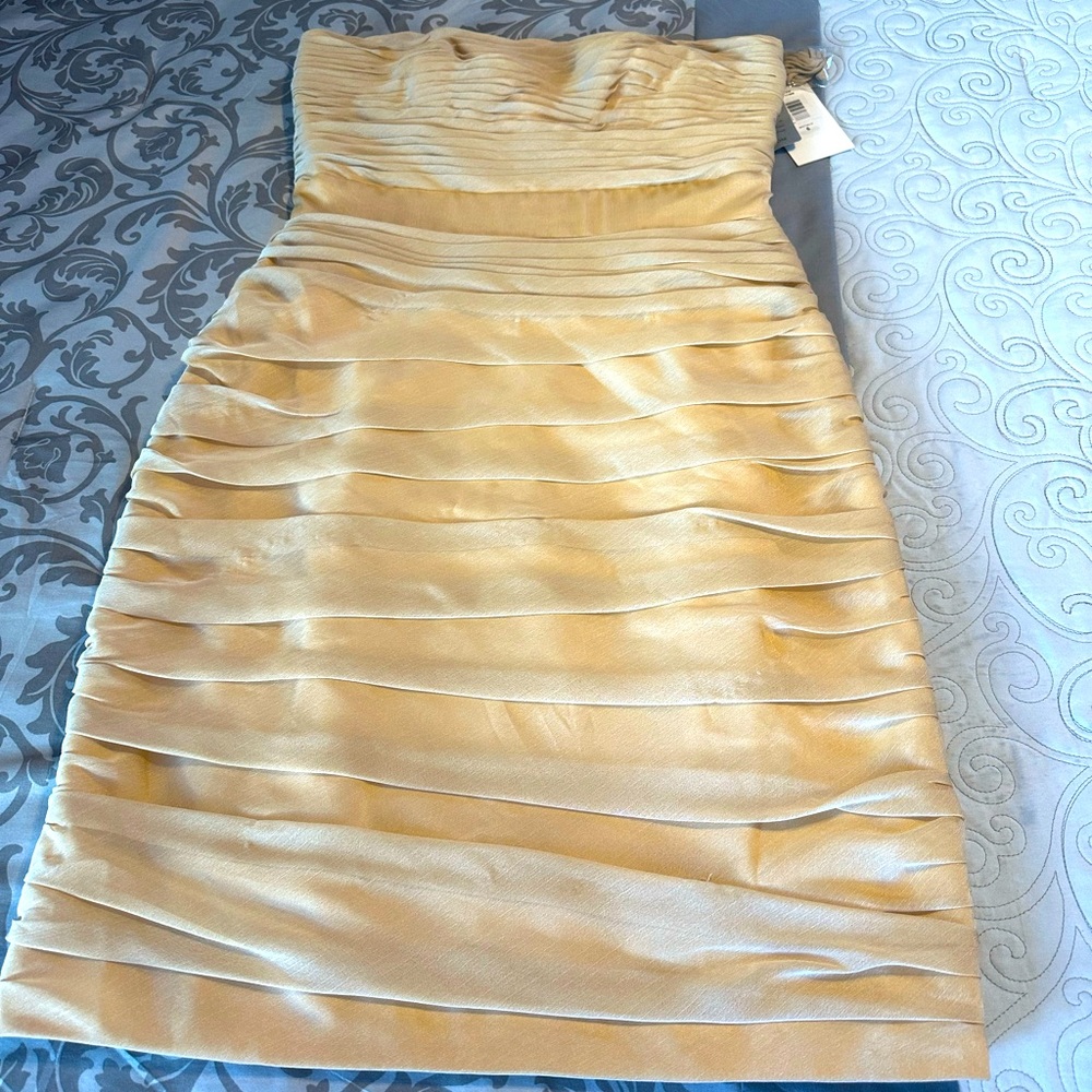 Gold dress
